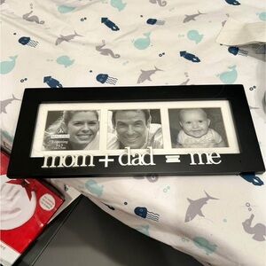 Black and White Family Photo Frame
